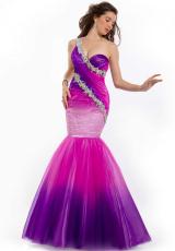 Party Time Dresses 6097.  Available in Ombre Fuchsia/Purple, Ombre Lime, Ombre Orange